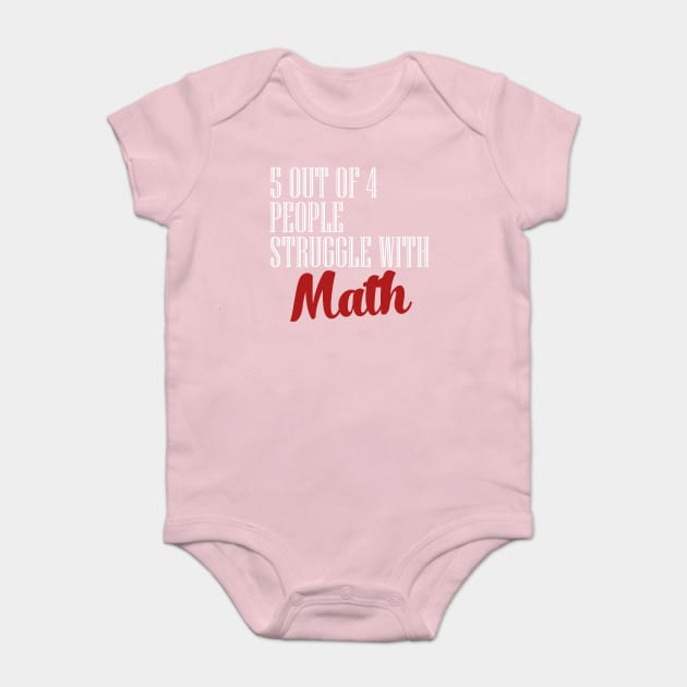Maths baby grow outlet